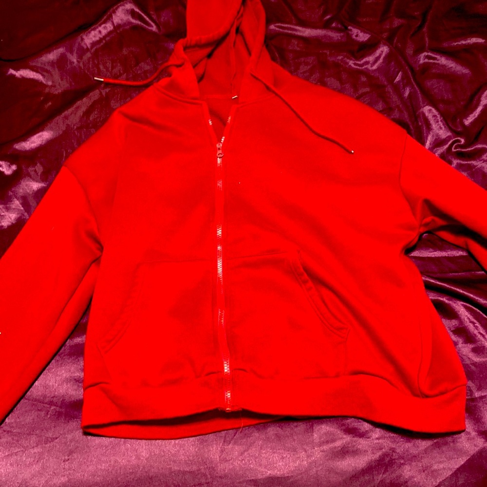 red sweater